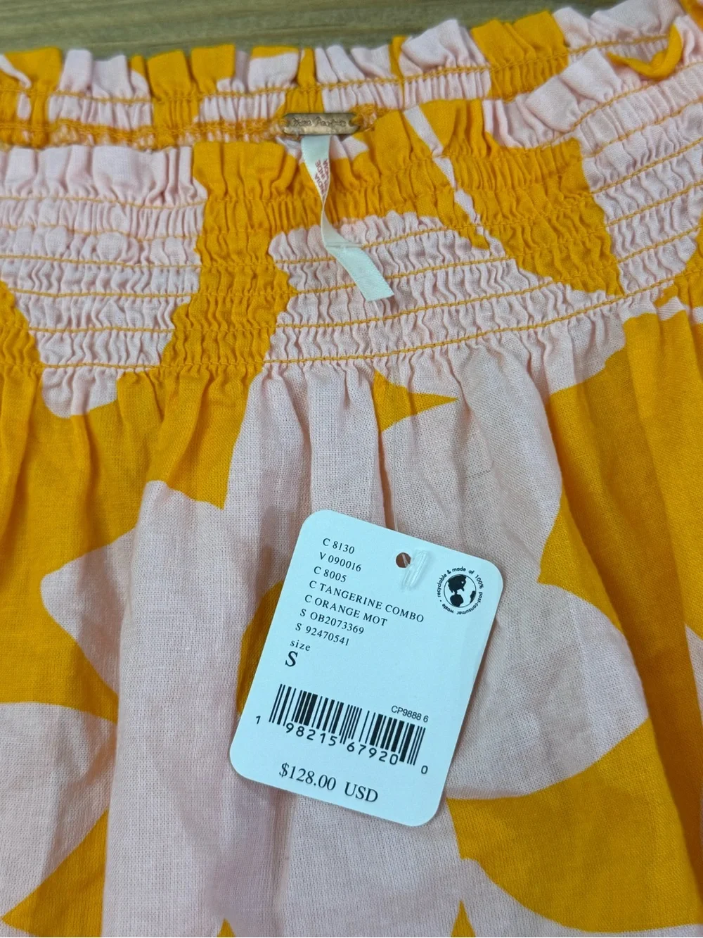 NWT Free People Mila Printed Mini Dress